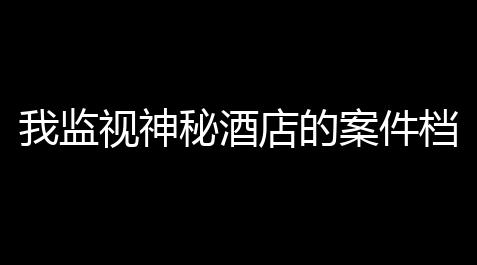 我监视神秘酒店的案件档案【辅助线】