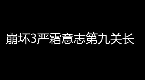 崩坏3严霜意志第九关长夜怎么过 崩坏3严霜意志第九关长夜通关攻略_球球大作战脚本在哪里